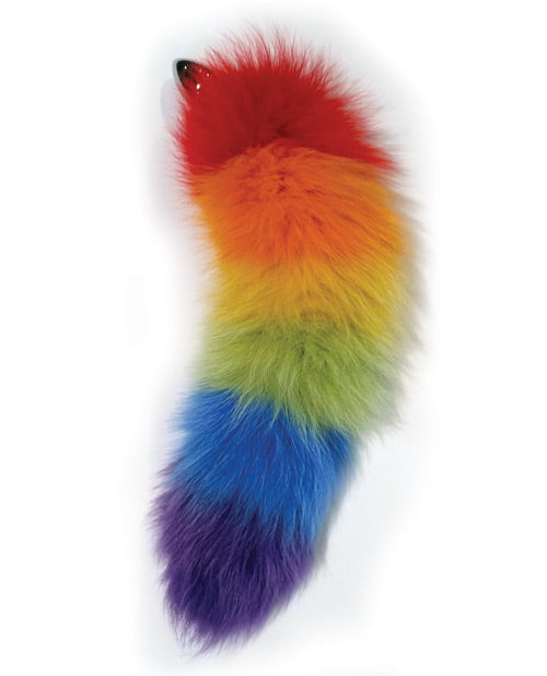 Rainbow Foxy Tail Butt Plug by Hott Products