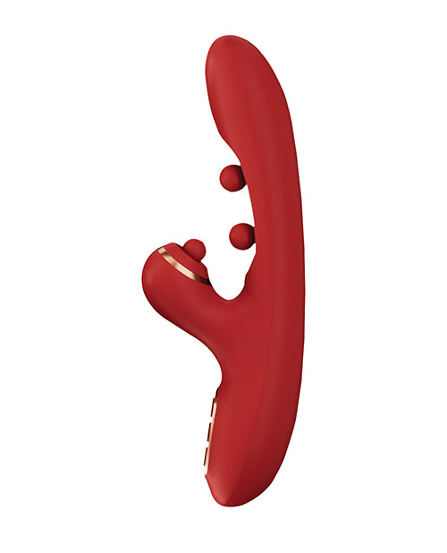 Tickler Wiggling G-Spot Vibrator & Tapping Clitoral Stimulator - Red by Uc Global Trade INChoney Play B