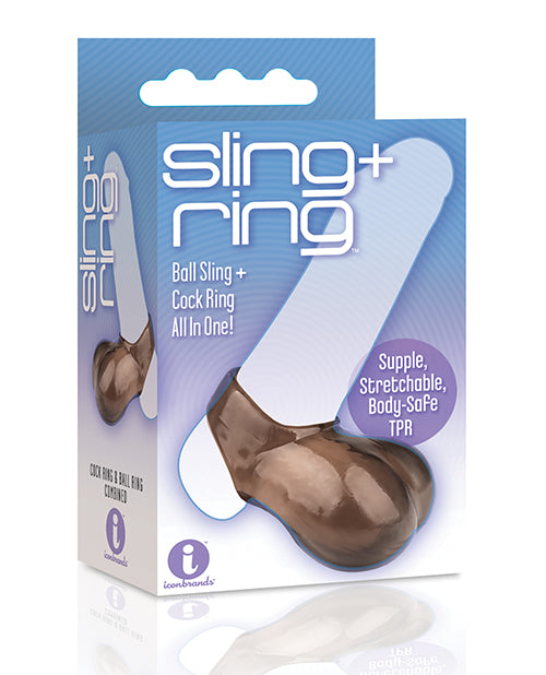 The 9's Ball Sling and Cock Ring by Icon Brands INC