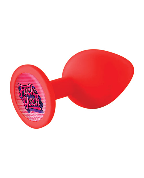 The 9's Booty Talk Fuck Yeah Plug - Red by Icon Brands INC