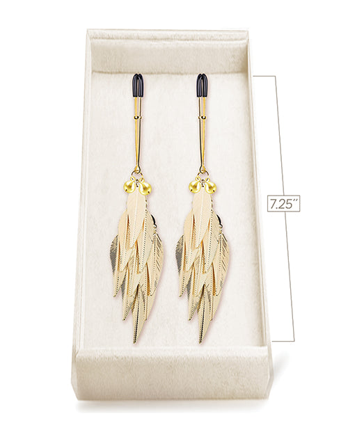 Couture Clips Luxury Nipple Clamps - Golden Harvest by Icon Brands INC
