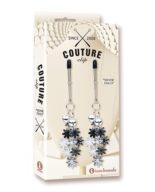 Couture Clips Luxury Nipple Clamps - Silver Falls by Icon Brands INC