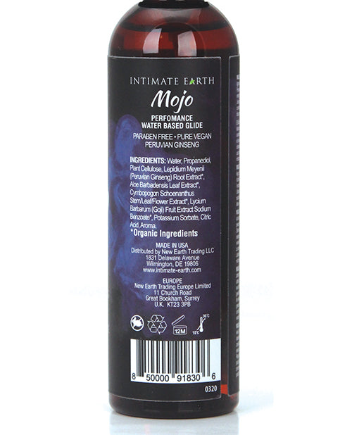 Intimate Earth Mojo Water Based Performance Glide - 4 oz Peruvian Ginseng by New Earth Trading LLC