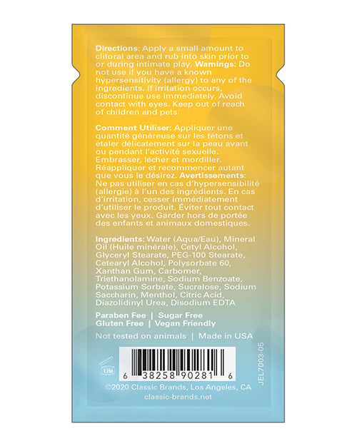 Joy Buzzer Naked Foil - 4 ml Pack of 24 by Classic Brands