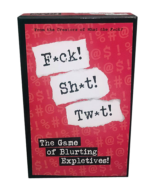 F ck! Sh t! Tw t! Card Game by Kheper Games