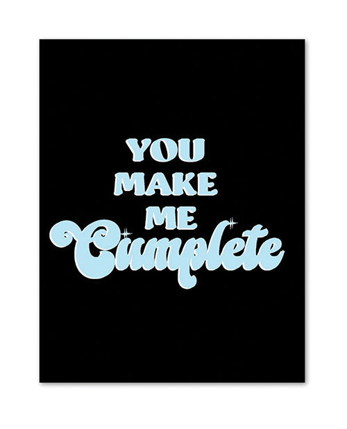 Cumplete Greeting Card by Kush Kards LLC