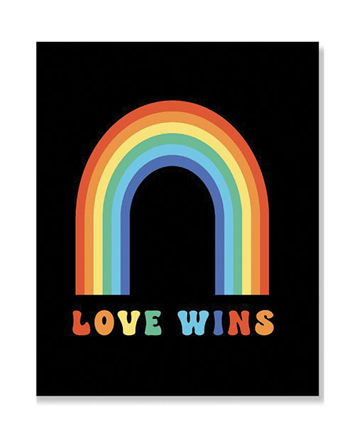 Love Wins Greeting Card by Kush Kards LLC