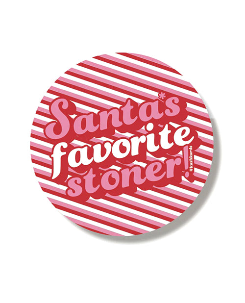 Favstoner Holiday Sticker - Pack of 3 by Kush Kards LLC