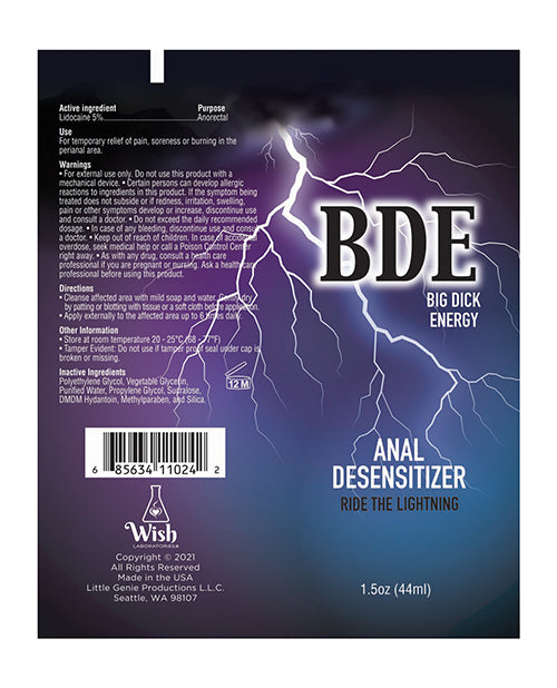 BDE Anal Desensitizer - 1.5 oz by Little Genie Productions LLC