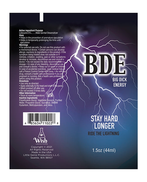 BDE Stay Hard Longer - 1.5 oz by Little Genie Productions LLC