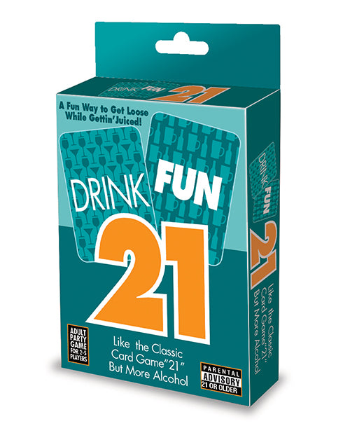 Drink Fun 21 Card Game by Little Genie Productions LLC