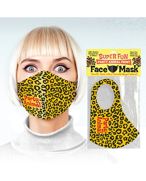 Super Fun Party Animal Print Mask by Little Genie Productions LLC
