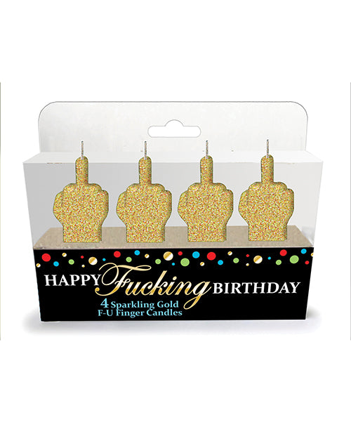 Happy Fucking Birthday FU Candle Set by Little Genie Productions LLC