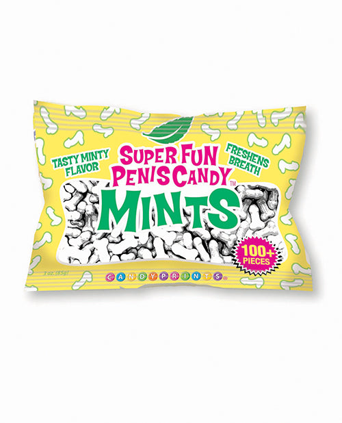 Super Fun Penis Candy Mints Bag - 3 oz by Little Genie Productions LLC