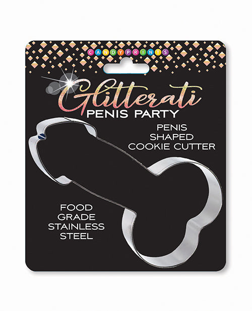 Glitterati Penis Cookie Cutter by Little Genie Productions LLC