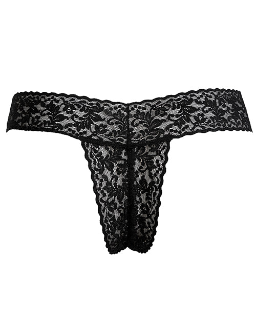 Love to Love Secret Vibrating Panty - Black by Lovely Planet