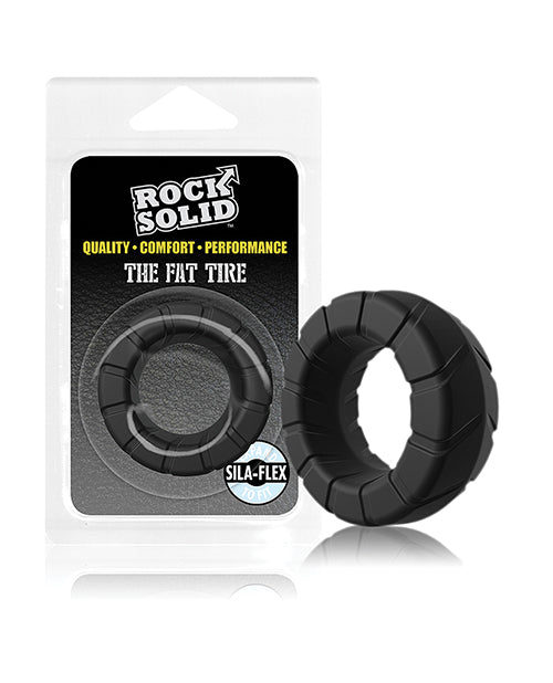 Rock Solid Fat Tire Ring - Black by Doc Johnson