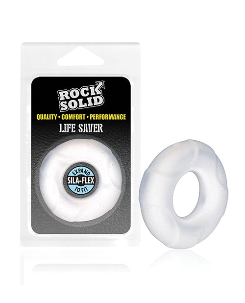 Rock Solid Lifesaver Ring - Translucent by Doc Johnson