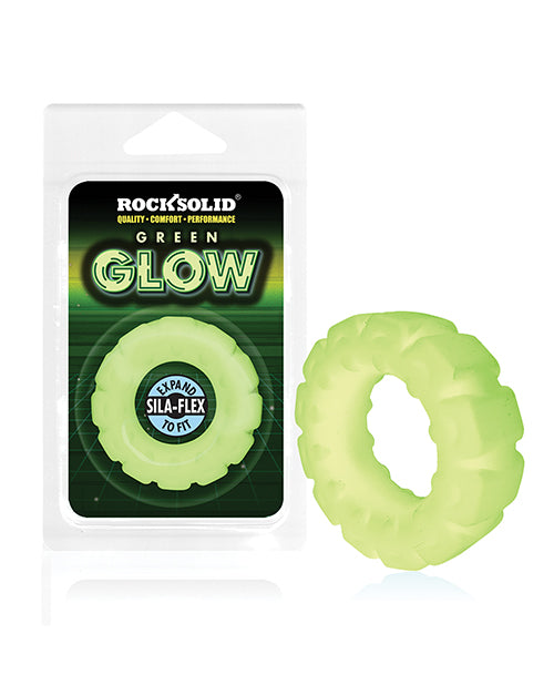 Rock Solid Glow in the Dark The Tire Ring - Green by Doc Johnson