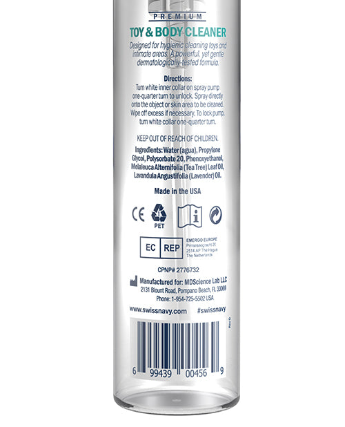 Swiss Navy Toy & Body Foaming Cleaner - 7 oz by M.D. Science Lab