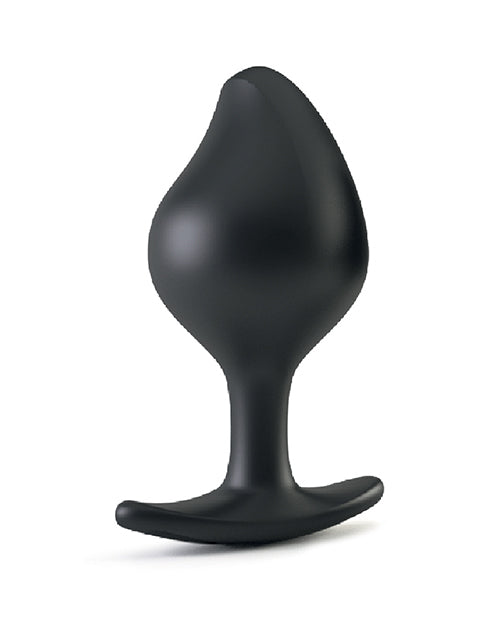 Mystim Rocking Force Silicone Buttplug Small - Black by Mystim Gmbh