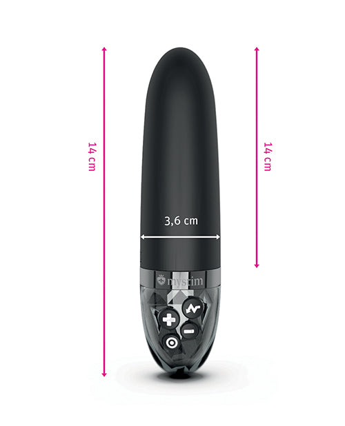 Mystim Sleak Freak eStim Straight Vibrator - Black by Mystim Gmbh