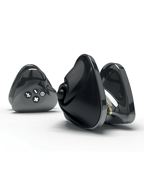 Mystim Heart is Desire eStim Layon Vibrator - Black by Mystim Gmbh