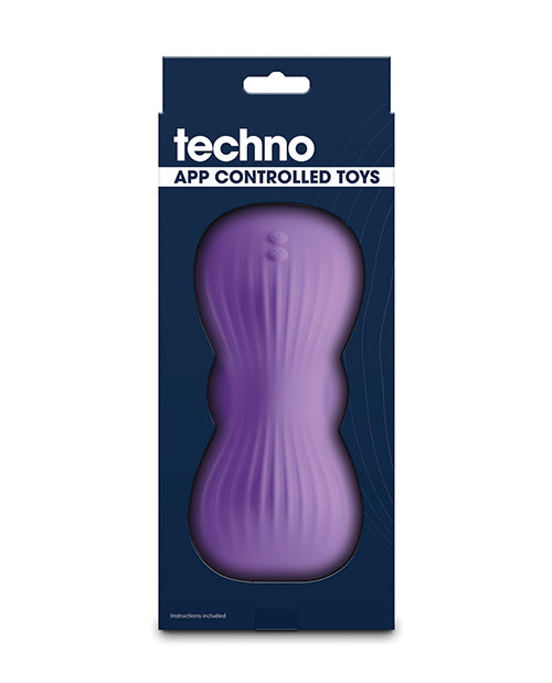 Techno Trap App Controlled Vibrating Grinding Pad - Purple by Ns Novelties INC