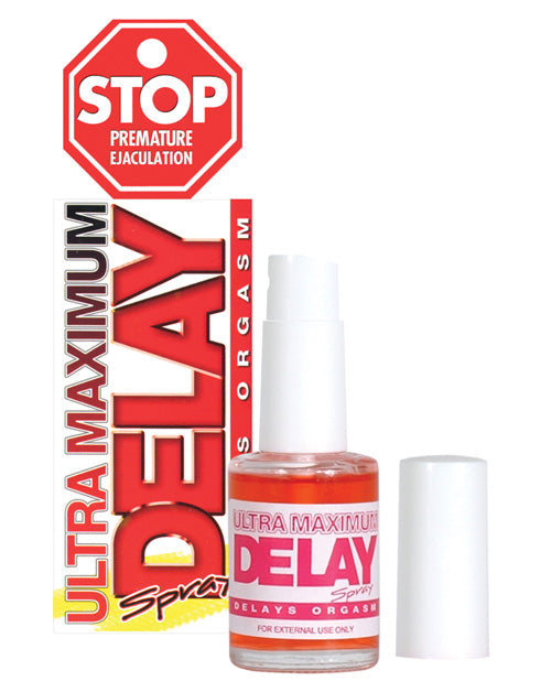 Stop Ultra Maximum Delay Spray - 1.5 oz by Nasstoys