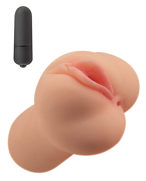Always Horny Masturbator Vibrating Pussy and Ass - Flesh by Nasstoys