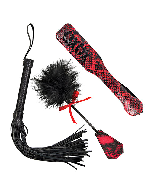 Lovers Kits Whip, Tickle & Paddle by Nasstoys