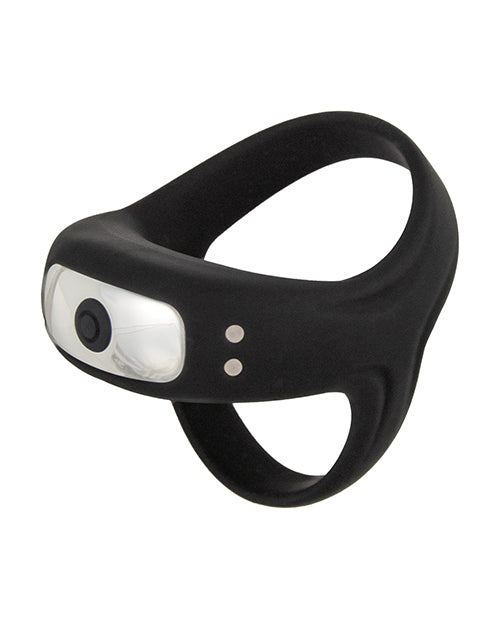 Cockpower Scrotum and Cock Ring - Black by Nasstoys