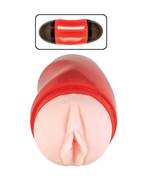 Delite Two Ways Mouth & Vagina Masturbator - White by Nasstoys
