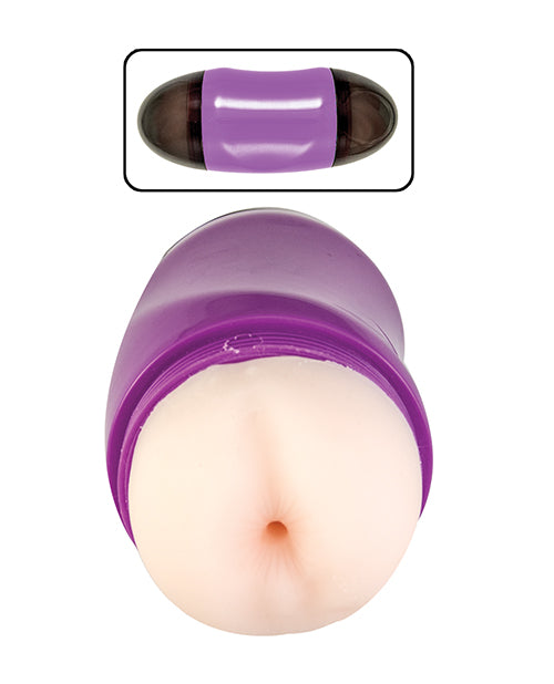 Delite Two Ways Vagina & Ass Masturbator - White by Nasstoys
