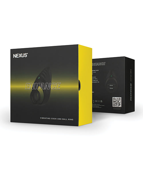 Nexus Enhance Cock & Ball Ring - Black by Libertybelle Marketing
