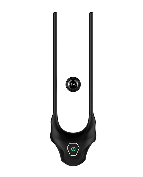 Nexus Forge Single Lasso Vibrating Cock Ring - Black by Libertybelle Marketing