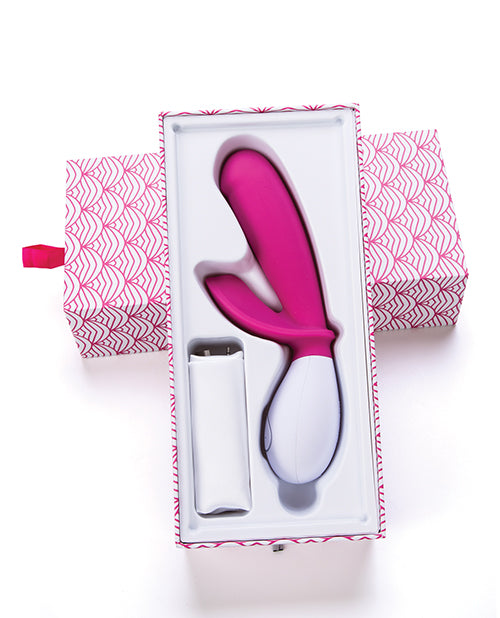 OhMiBod Lovelife Snuggle Dual Stimulation Vibe - Pink by Doc Johnson
