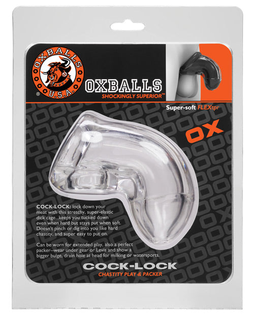 Oxballs Cock Lock Cock Cage - Clear by Blue Ox Designs LLCDba Oxballs