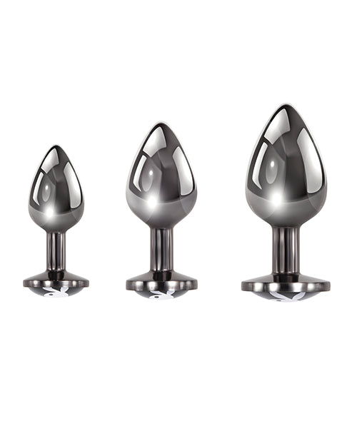 Playboy Pleasure Pleasure 3 Ways Butt Plugs by Evolved Novelties INC