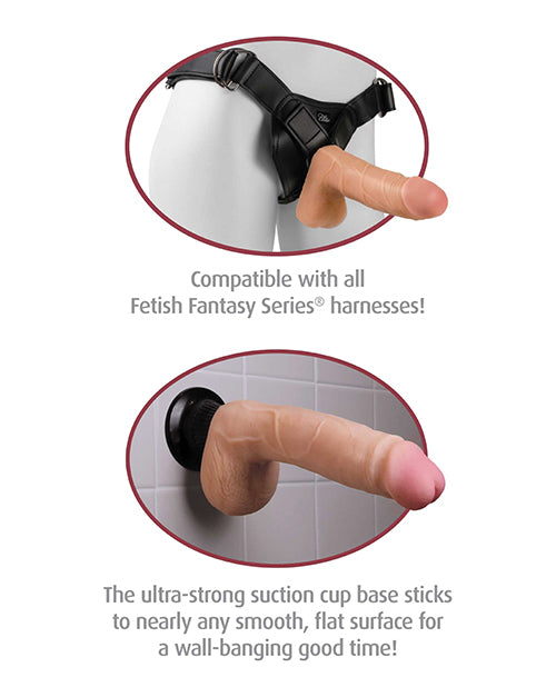 Real Feel Deluxe No. 4 7.5" Vibe Waterproof - Flesh by Pipedream Products