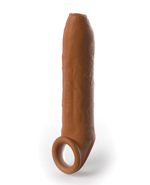 Fantasy X-tensions Elite Uncut 7" Extension Sleeve w/Strap - Tan by Pipedream Products