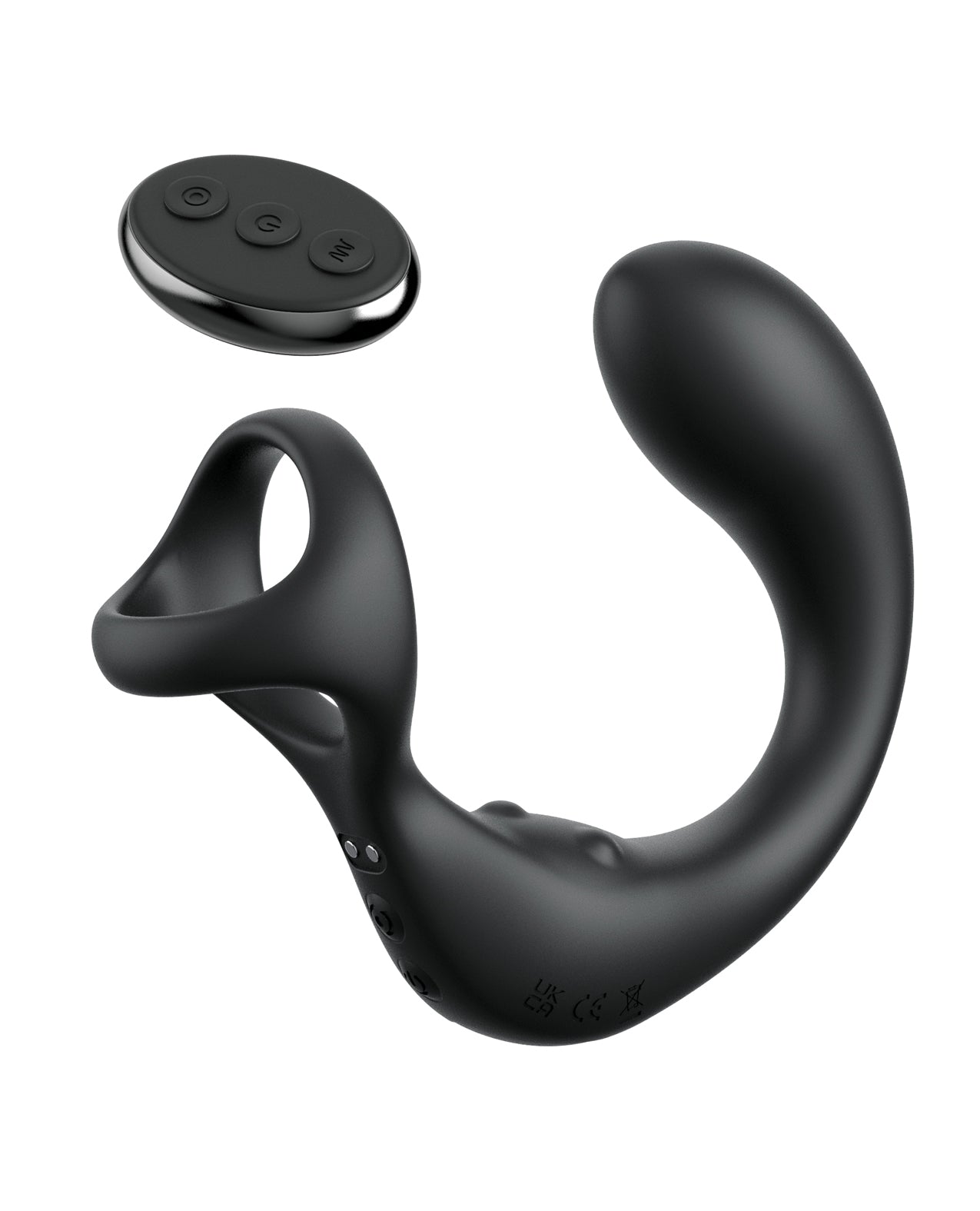 Anal Fantasy Elite Ass-Gasm Taint-Alizer P-Spot Vibrator - Black by Pipedream Products