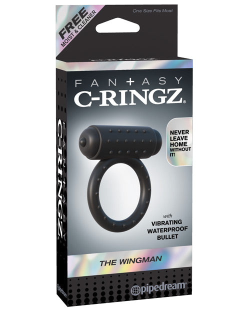 Fantasy C-Ringz The Wingman - Black by Pipedream Products