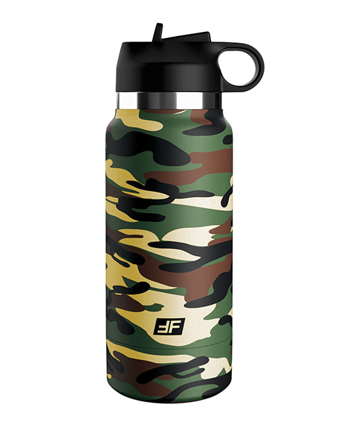 PDX Plus Fap Flask Happy Camper Stroker - Frosted/Camo by Pdx Brands