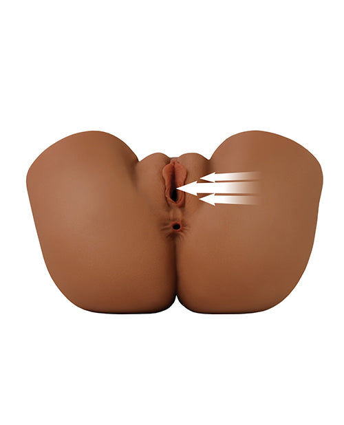 PDX Elite Back That Ass Up Automatic Mega Masturbator - Brown by Pdx Brands