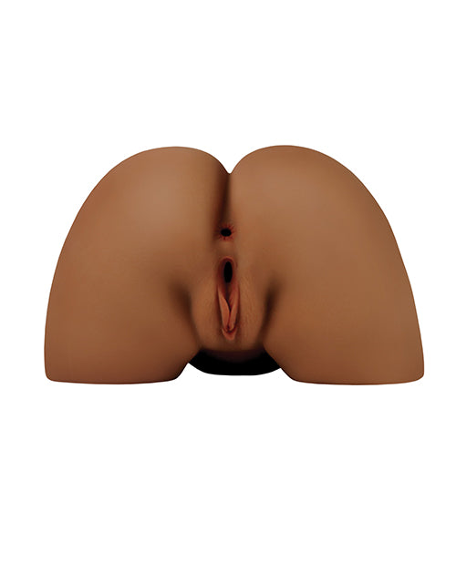 PDX Elite Shake That Ass Vibrating Mega Masturbator - Brown by Pdx Brands