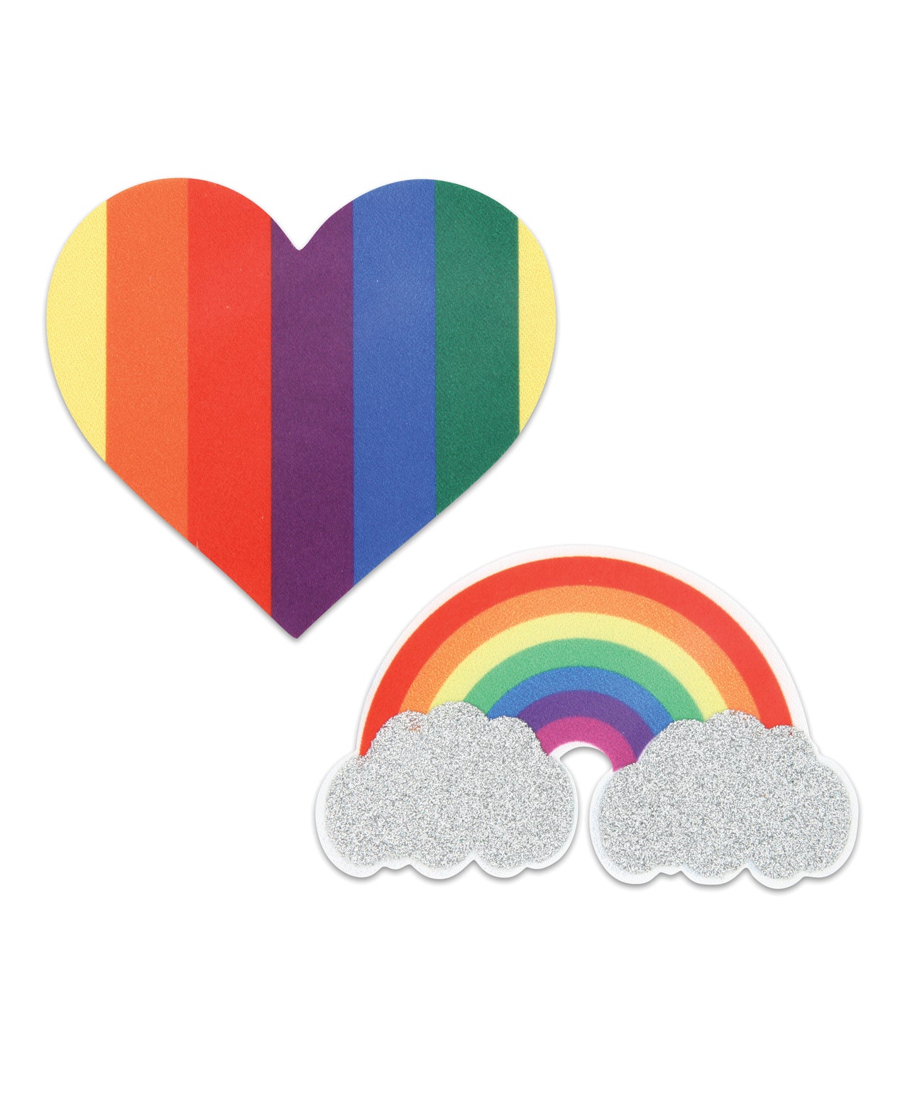 Peekaboos Pride Glitters Rainbows & Hearts - Pack of 2 by Xgen