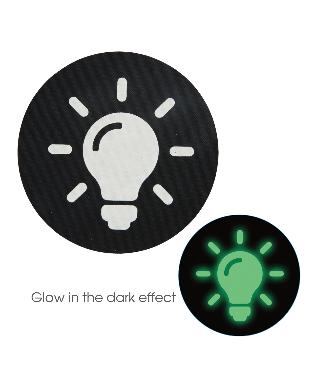 Peekaboos Glow in the Dark Light Bulb - Pack of 2 by Xgen