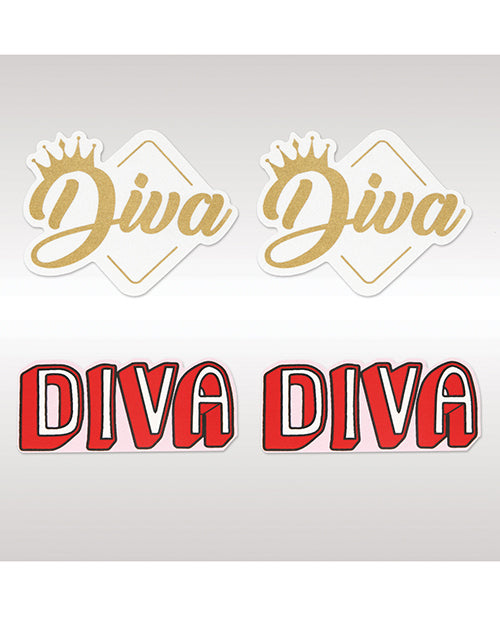 Peekaboos Diva Pasties - 2 Pairs by Xgen