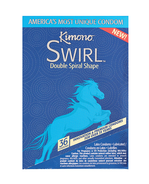 Kimono Swirl Condom - Pack of 36 by Paradise Marketing